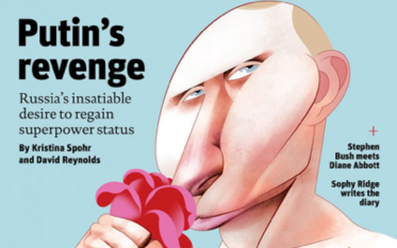 Nude Putin: the New Cover of the New Statesman